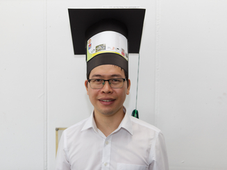 Hai Dang Tran after defending his thesis. Photo: MPI-INF. Photo: MPI-INF